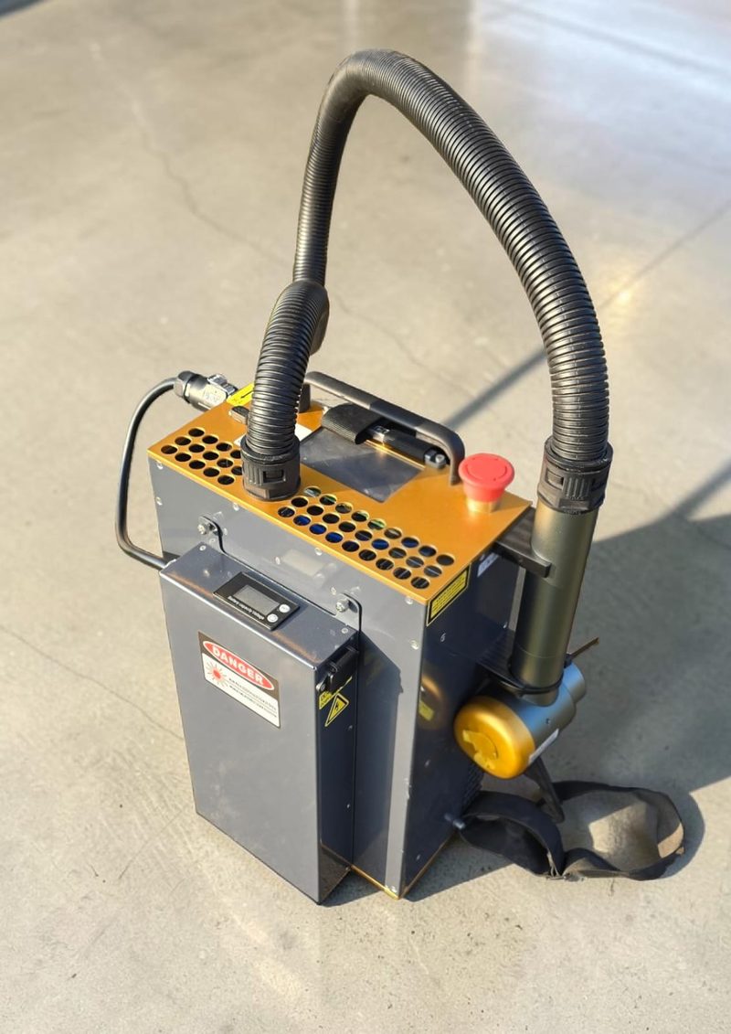 LaVeX Akku Pulslaser — mobiles Laserreinigungssystem