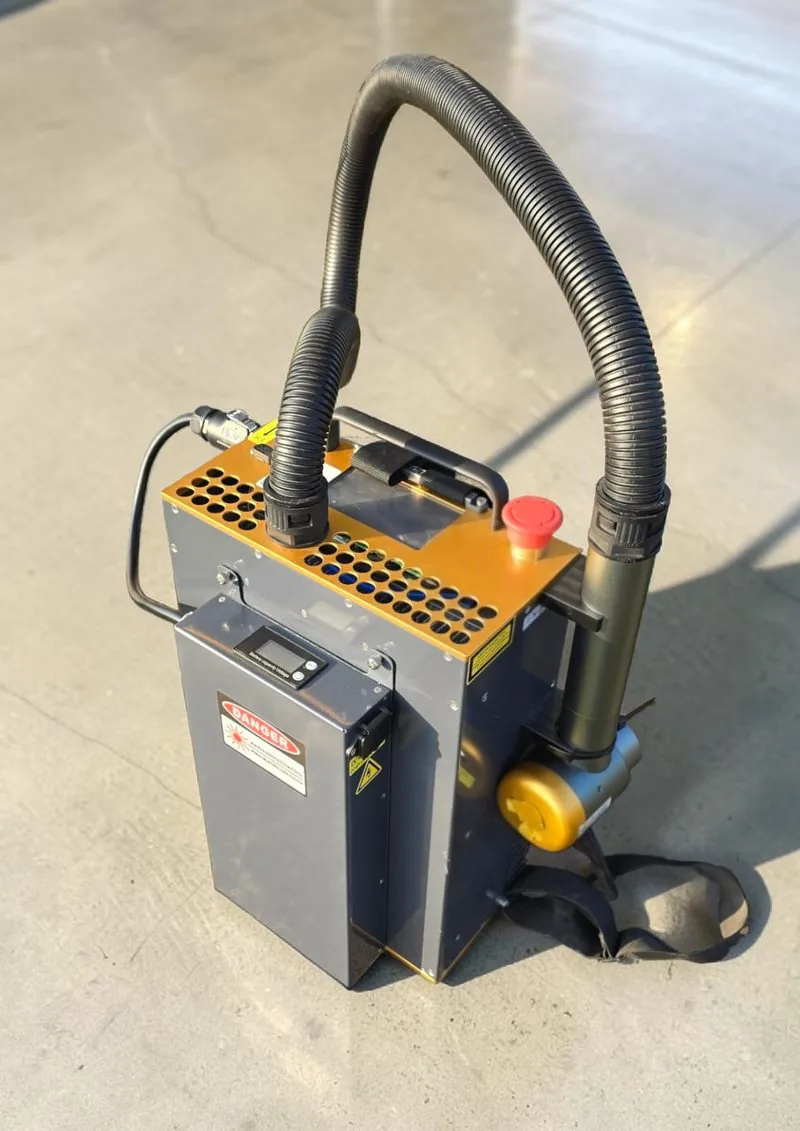 LaVeX Akku Pulslaser – mobiles Laserreinigungssystem